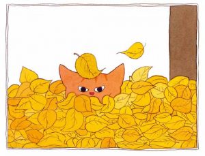 boek dikkie dik herfstblaadje
